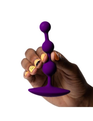 ROMP - AMP PERLE ANALALI IN SILICONE FLESSIBILE VIOLA 12