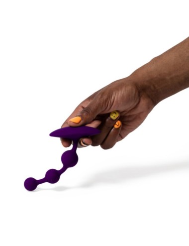 ROMP - AMP PERLE ANALALI IN SILICONE FLESSIBILE VIOLA 12,5 CM VIOLA
