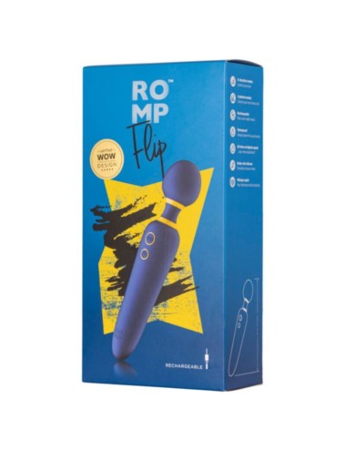 ROMP - FLIP BACCHETTA VIBRANTE SILENZIOSA 10 MODALITÀ BLU
