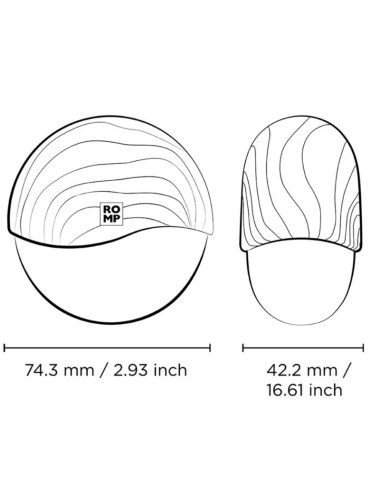 ROMP - SPIN CLITORAL SUCTION ANTITUDE WITH ROTATING OPENING AND CHIUSURE