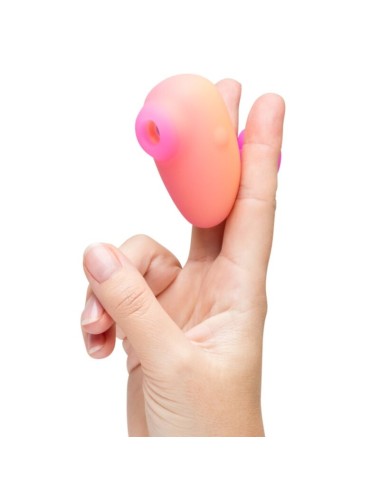 ROMP - KISS VIBRATORE DA DITO RICARICABILE CON ASPIRAZIONE CLITORIDEA