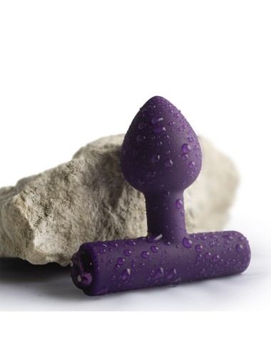 ROCKS-OFF - MINI BACCHETTA RICARICABILE 16 FUNZIONI ROSA PEONIA