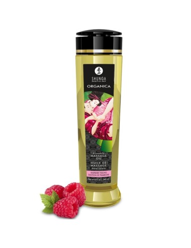 SHUNGA - OLIO DA MASSAGGIO BIOLOGICO AL LAMPONE 240 ML