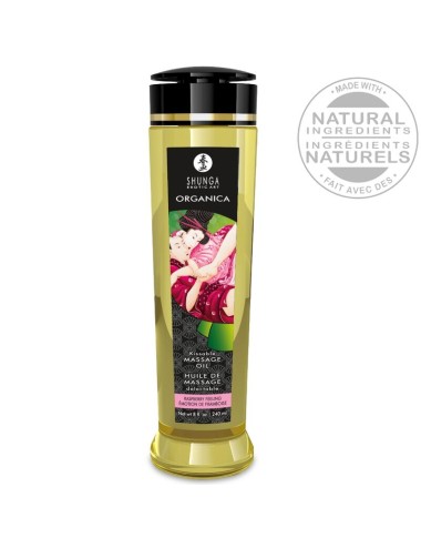 SHUNGA - OLIO DA MASSAGGIO BIOLOGICO AL LAMPONE 240 ML