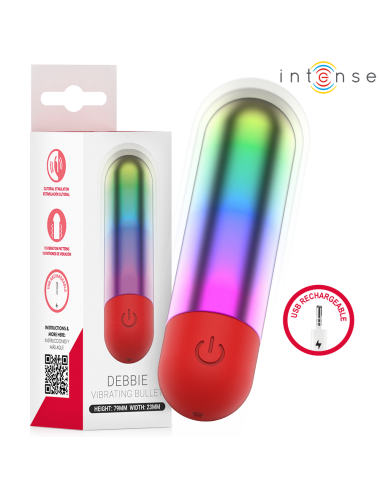 INTENSE - DEBBIE PROIETTILE VIBRANTE PER CLITORIDE RAINBOW