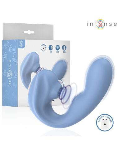 INTENSE - STIMOLATORE CLITORIDEO MULTIFUNZIONE GINA BLU