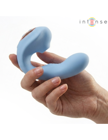 INTENSE - STIMOLATORE CLITORIDEO MULTIFUNZIONE GINA BLU
