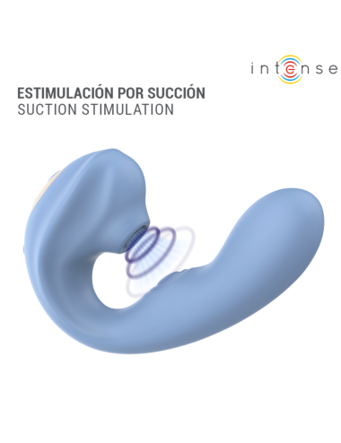 INTENSE - STIMOLATORE CLITORIDEO MULTIFUNZIONE GINA BLU