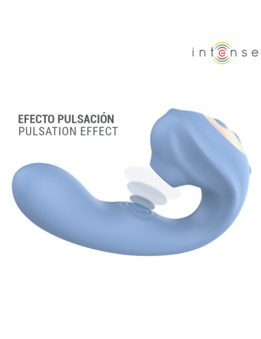 INTENSE - STIMOLATORE CLITORIDEO MULTIFUNZIONE GINA BLU