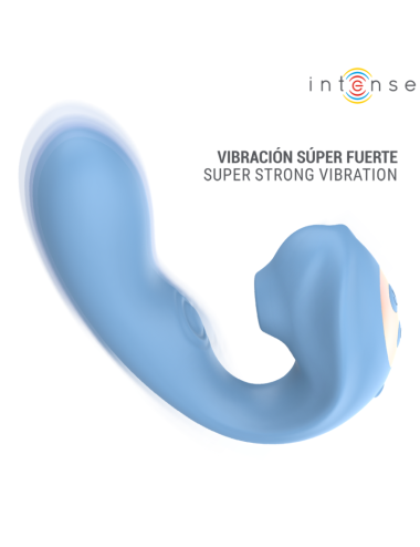 INTENSE - STIMOLATORE CLITORIDEO MULTIFUNZIONE GINA BLU