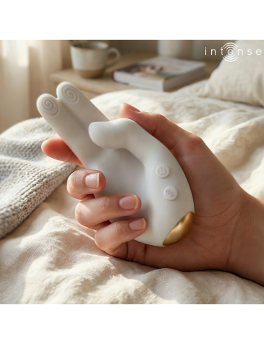 INTENSE - JIMMY STIMOLATORE MULTIFUNZIONE A FORMA DI MANO CON VIBRAZIONE E CALORE