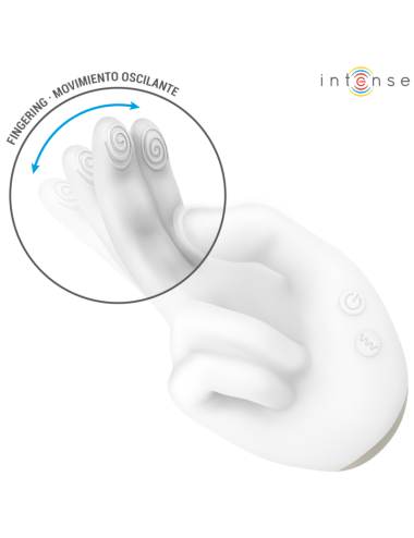 INTENSE - JIMMY STIMOLATORE MULTIFUNZIONE A FORMA DI MANO CON VIBRAZIONE E CALORE