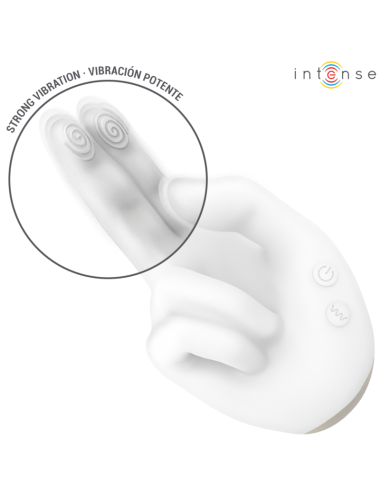 INTENSE - JIMMY STIMOLATORE MULTIFUNZIONE A FORMA DI MANO CON VIBRAZIONE E CALORE