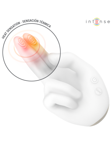 INTENSE - JIMMY STIMOLATORE MULTIFUNZIONE A FORMA DI MANO CON VIBRAZIONE E CALORE