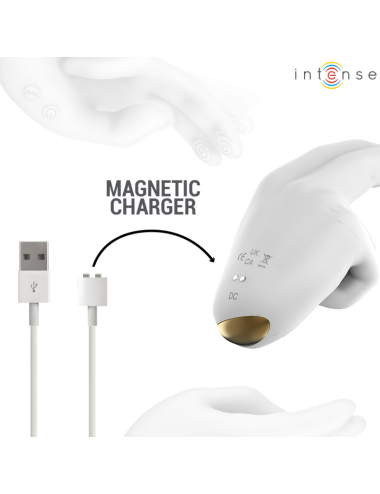 INTENSE - JIMMY STIMOLATORE MULTIFUNZIONE A FORMA DI MANO CON VIBRAZIONE E CALORE