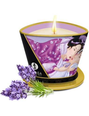 SHUNGA - CANDELA DA MASSAGGIO LAVANDA 170 ML