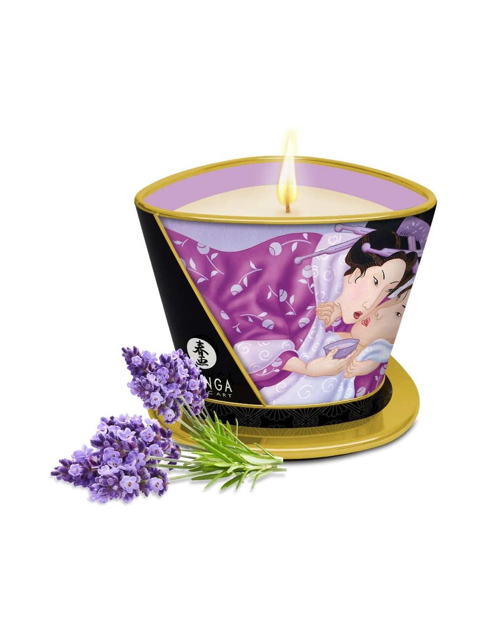 SHUNGA - CANDELA DA MASSAGGIO LAVANDA 170 ML