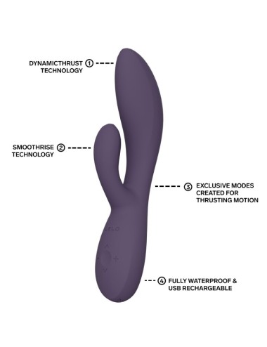 LELO - INA VIBRATORE A SPINTA RABBIT VIOLA