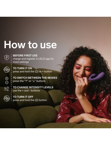 LELO - INA VIBRATORE A SPINTA RABBIT VIOLA