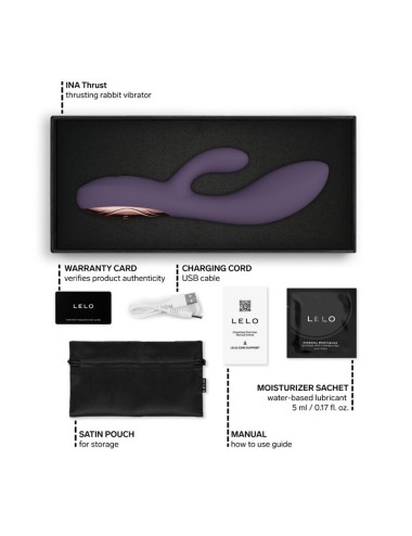 LELO - INA VIBRATORE A SPINTA RABBIT VIOLA