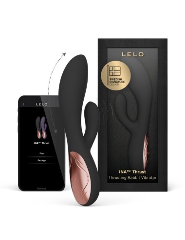 LELO - INA VIBRATORE A SPINTA THRUST RABBIT NERO