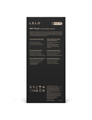 LELO - INA VIBRATORE A SPINTA THRUST RABBIT NERO