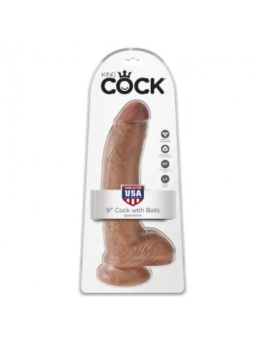 KING COCK - DILDO REALISTICO CON TESTICOLI 22,8 CM