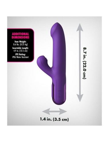 FANTASY FOR HER - VIBRATORE SUPER SONIX THRUSTER RABBIT VIOLA