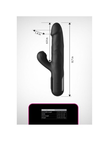 FETISH FANTASY SERIES - VIBRATORE A RAGAZZE IN SILICONE SONIX, NERO