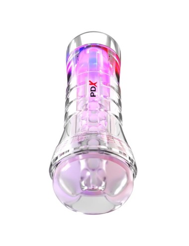 PDX ELITE - VIEWTUBE XXL LED TRASPARENTE STROKER 27
