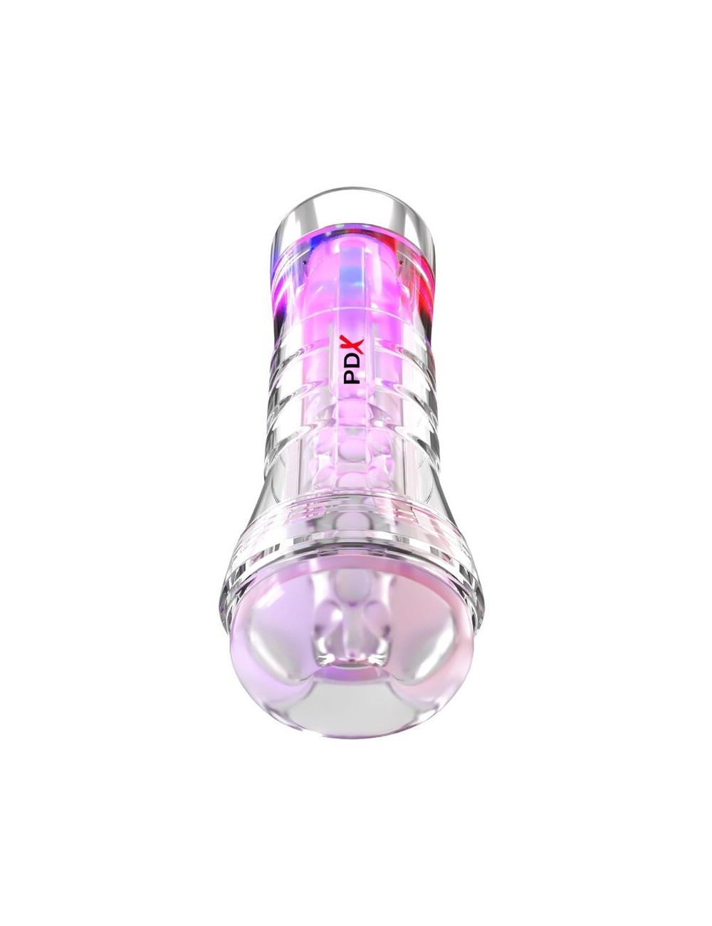 PDX ELITE - VIEWTUBE XXL LED TRASPARENTE STROKER 27