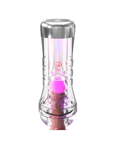 PDX ELITE - VIEWTUBE XXL LED TRASPARENTE STROKER 27