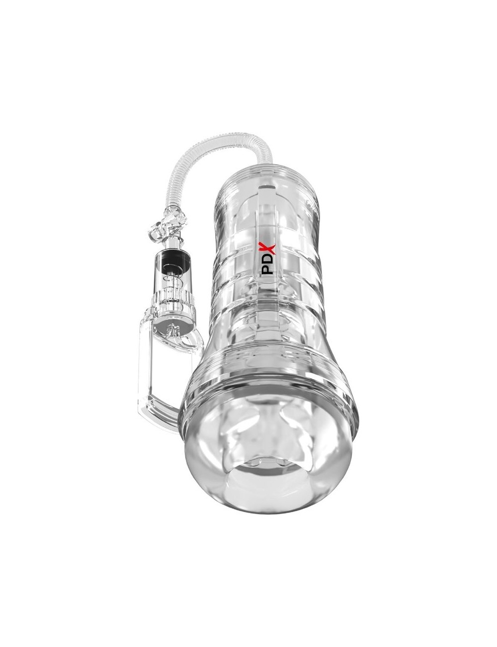 PDX ELITE - ASPIRATORE A TUBO DI VISTA XXL TRASPARENTE CON POMPA DI ASPIRAZIONE 27