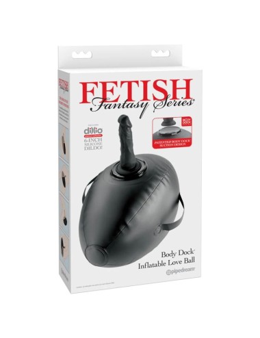 FETISH FANTASY SERIES - BODY DOCK SFERA DELL'AMORE GONFIABILE CON DILDO NERO 41,9 CM