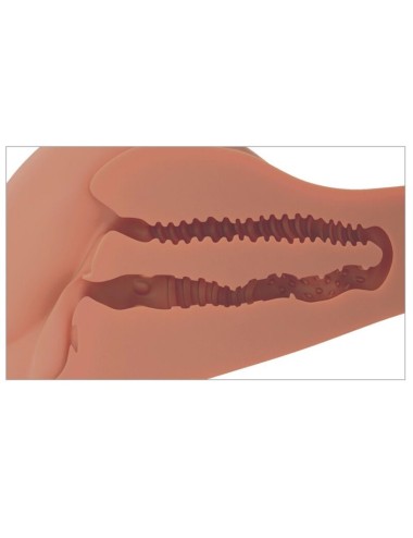 PDX PLUS - MASTURBATORE REALISTICO A 360° PER SEDERE E VAGINA