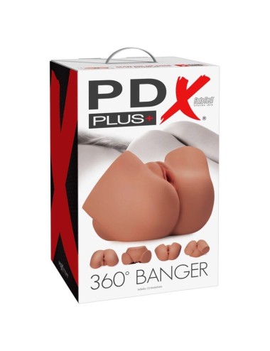 PDX PLUS - MASTURBATORE REALISTICO A 360° PER SEDERE E VAGINA