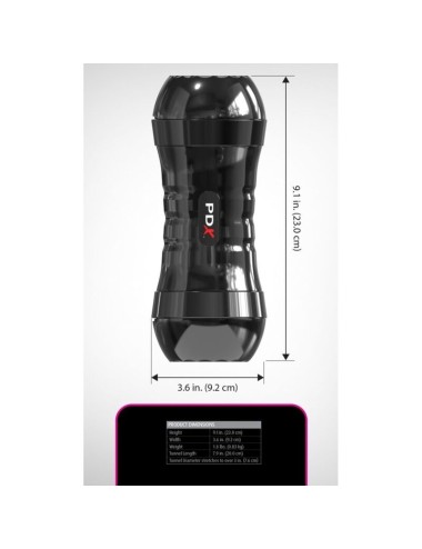 PDX EXTREME - WET PUSSIES SUPER FLIP-A-PUSSY OVER REVERSIBLE STROKER 21.6 CM
