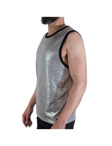 MACHO - T-SHIRT CON GLITTER FINI S/M