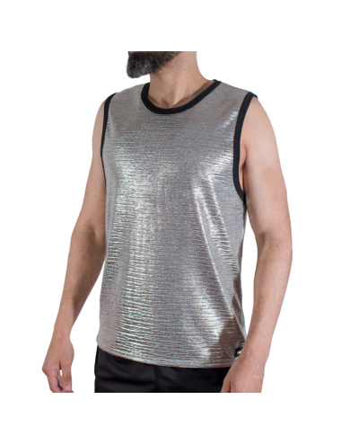 MACHO - T-SHIRT CON GLITTER FINI L/XL