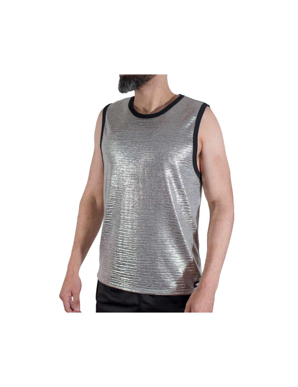 MACHO - T-SHIRT CON GLITTER FINI L/XL