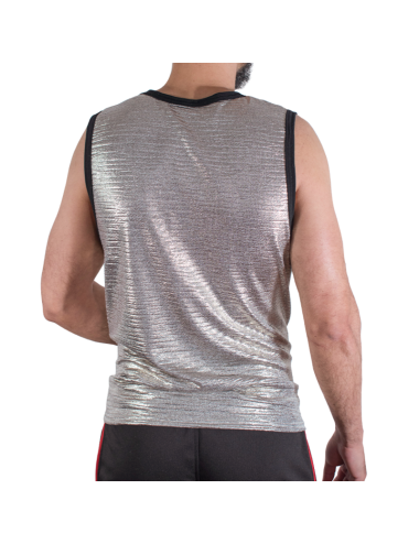 MACHO - T-SHIRT CON GLITTER FINI L/XL