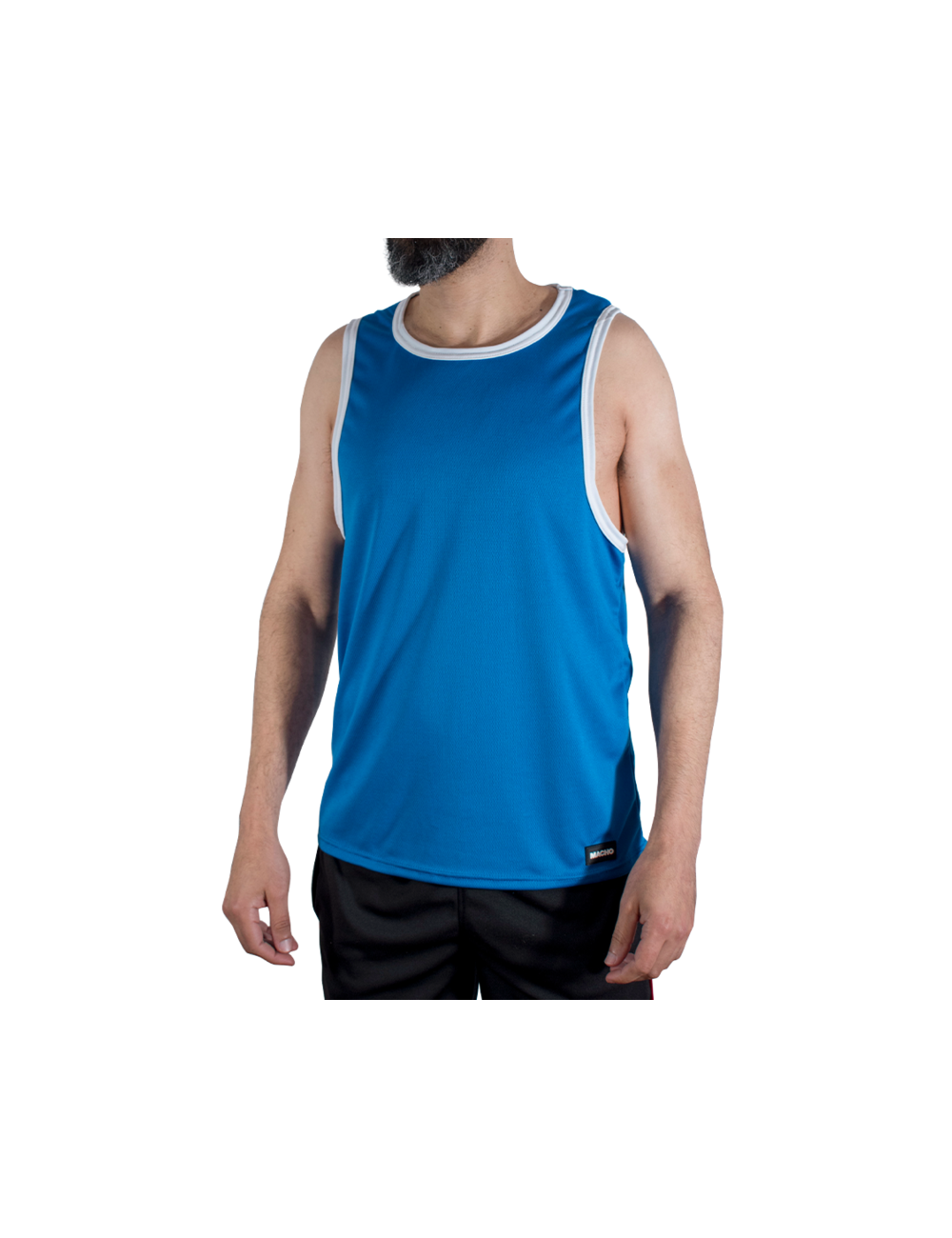 MACHO - CMV002 T-SHIRT BLU DA PALESTRA S/M