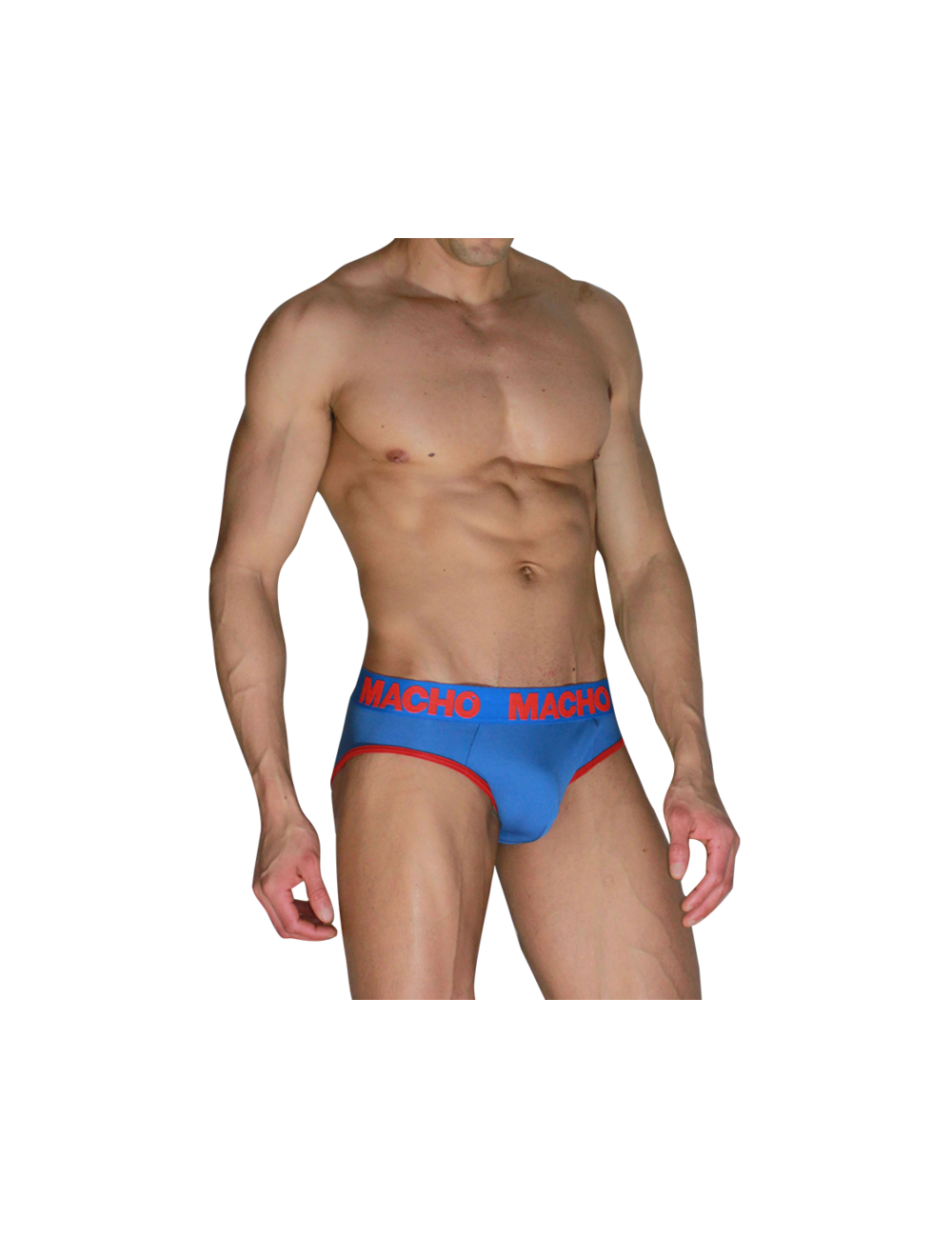 MACHO - MCH005 CLASSIC SLIP BLU + ROSSO XL