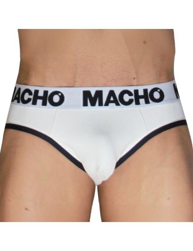 MACHO - MCH006 CLASSIC SLIP BIANCO + NERO M