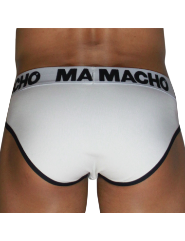 MACHO - MCH006 CLASSIC SLIP BIANCO + NERO L