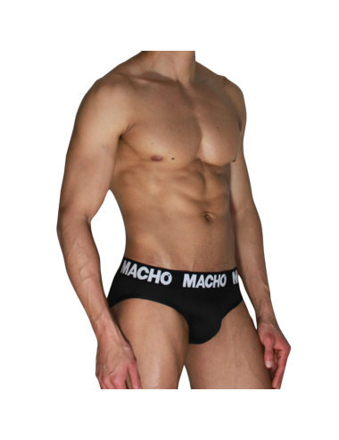 MACHO - MCH007 CLASSIC SLIP BLACK + BLACK L