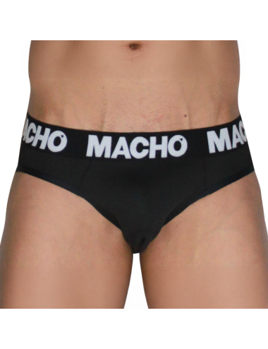 MACHO - MCH007 CLASSIC SLIP BLACK + BLACK L