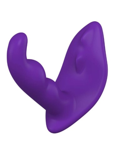SHE.E.O - STIMOLATORE ANALE VIBRANTE ROTANTE CON TELECOMANDO VIOLA