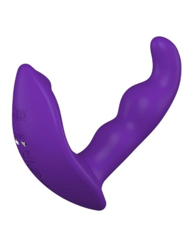 SHE.E.O - STIMOLATORE ANALE VIBRANTE ROTANTE CON TELECOMANDO VIOLA