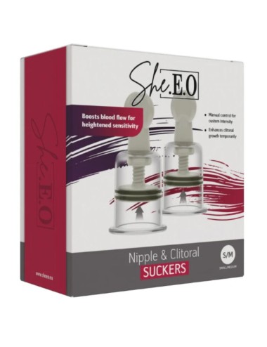 SHE.E.O - VENTOSA PER CAPEZZOLO E CLITORIDE S/M